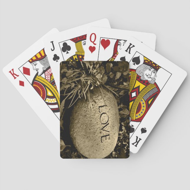 Baraja De Cartas Piedra de "amor" (Reverso)