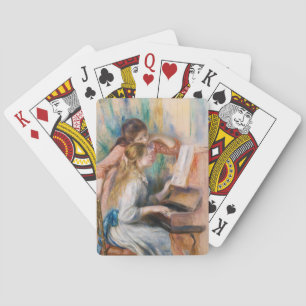 Baraja De Cartas Pierre Auguste Renoir - Jóvenes niñas en el piano