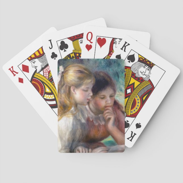 Baraja De Cartas Pierre-Auguste Renoir - La lectura (Reverso)