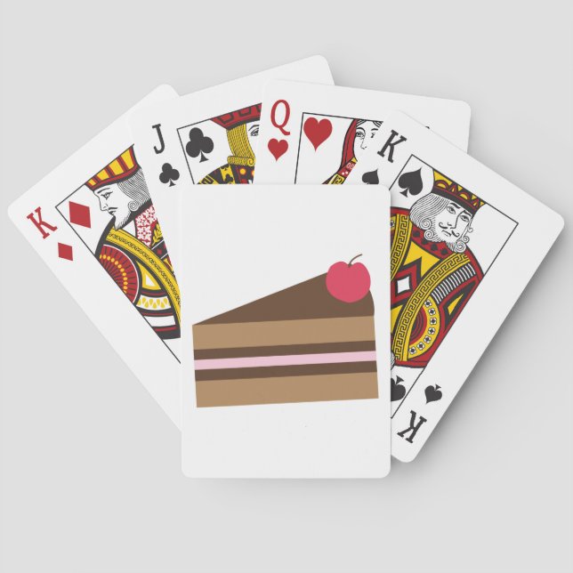 Baraja De Cartas Pieza De Pastel (Reverso)
