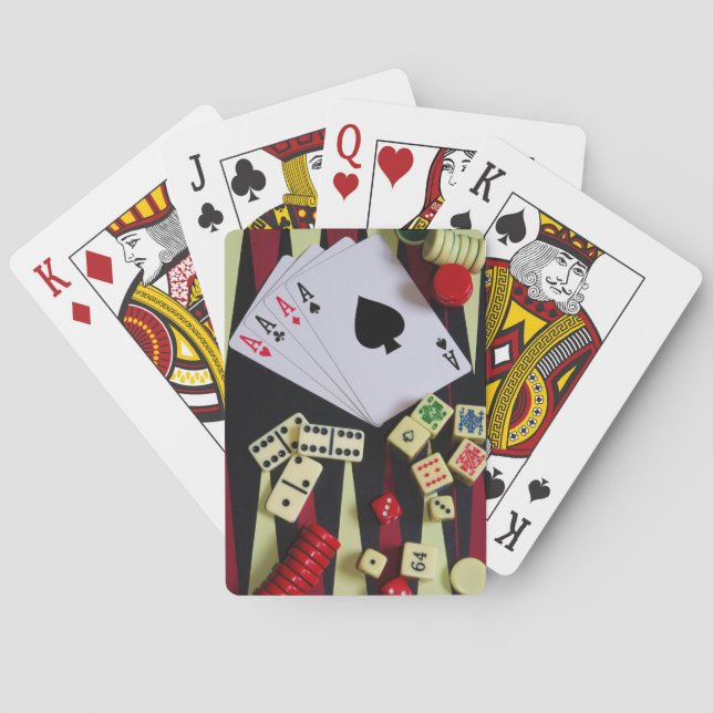 Baraja De Cartas Piezas de juego de casino (Reverso)
