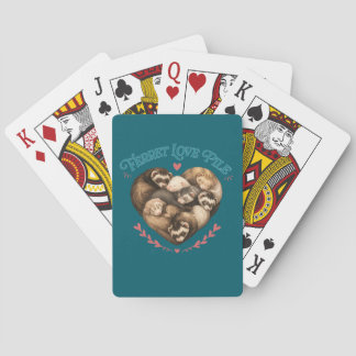 Baraja De Cartas Pila de amor de hurones