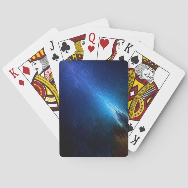 Baraja De Cartas Pila de Streak azul (Reverso)