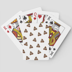 Baraja De Cartas Pile of Poo emoji smiling poops
