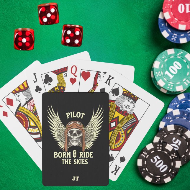 Baraja De Cartas Piloto monocrático nacido en los cielos, la aviaci (Subido por el creador)