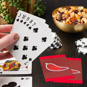 Baraja De Cartas Pimiento rojo chili