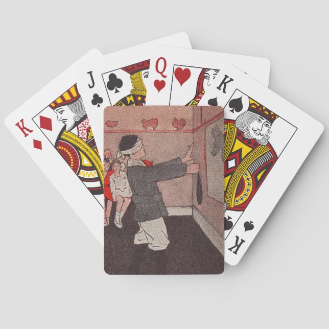 Baraja De Cartas Pin the tail Donkey (Reverso)