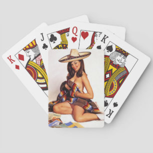 Baraja De Cartas Pin Up Mexicano