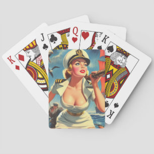 Baraja De Cartas Pin-up Retro Sailor
