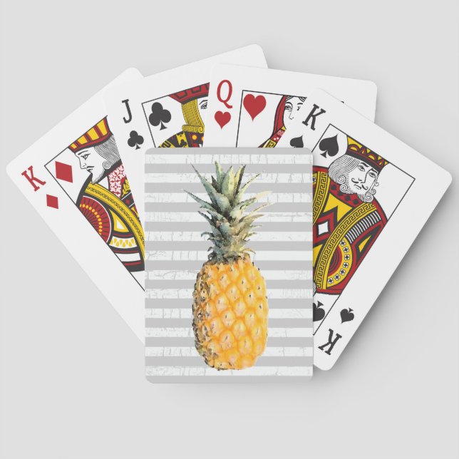 Baraja De Cartas piña (Reverso)
