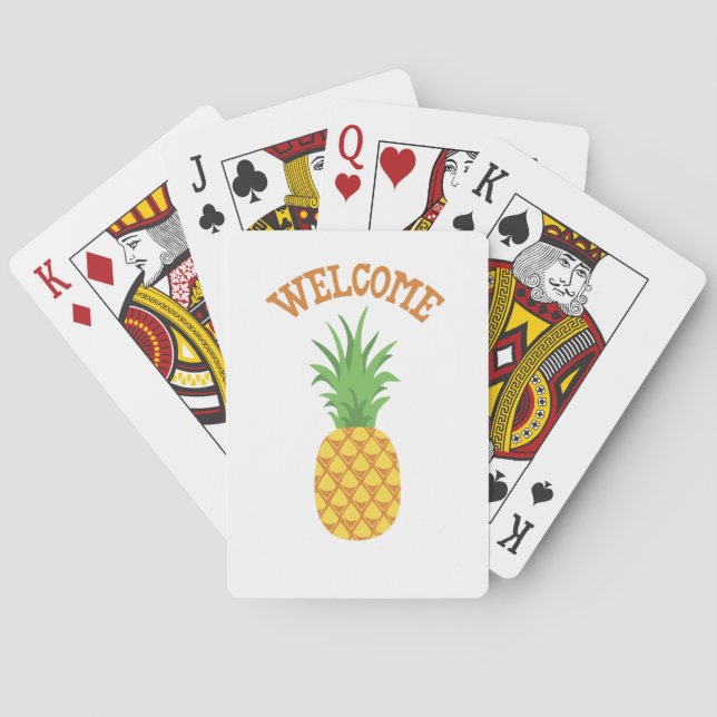Baraja De Cartas Piña agradable (Reverso)