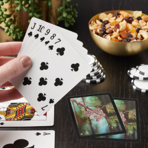 Baraja De Cartas Piñas en un día de invierno por Alfred Fox