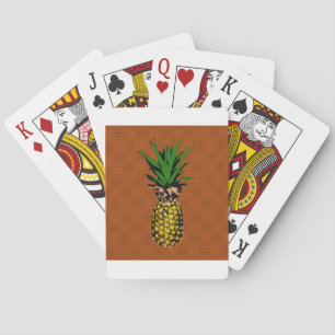 Baraja De Cartas Pineapple Newsprint