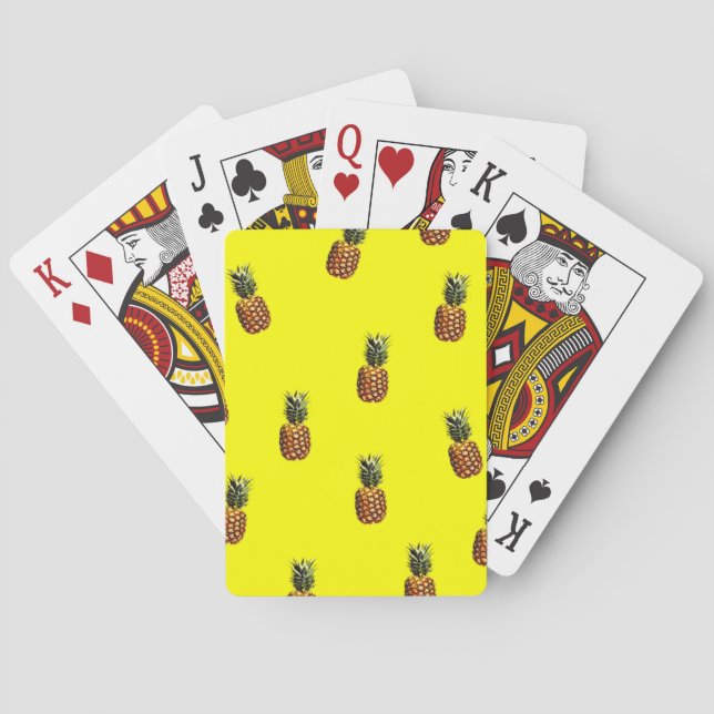 Baraja De Cartas pineapple pattern bicycle playing cards (Reverso)