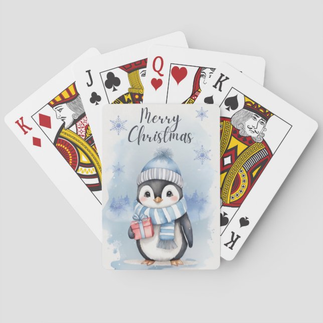 Baraja De Cartas "Pingüino lindo 2" (Reverso)