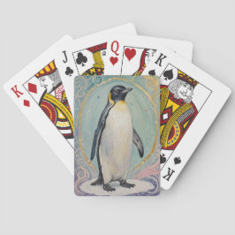 Baraja De Cartas Pingüino Magico Pastel