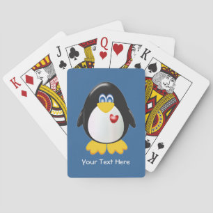 Baraja De Cartas Pingüino personalizado