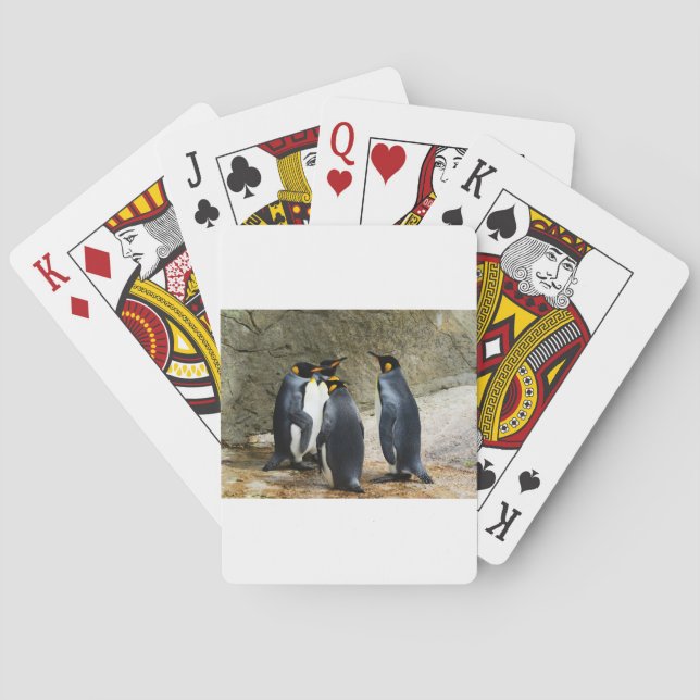 Baraja De Cartas Pingüino Rey (Reverso)