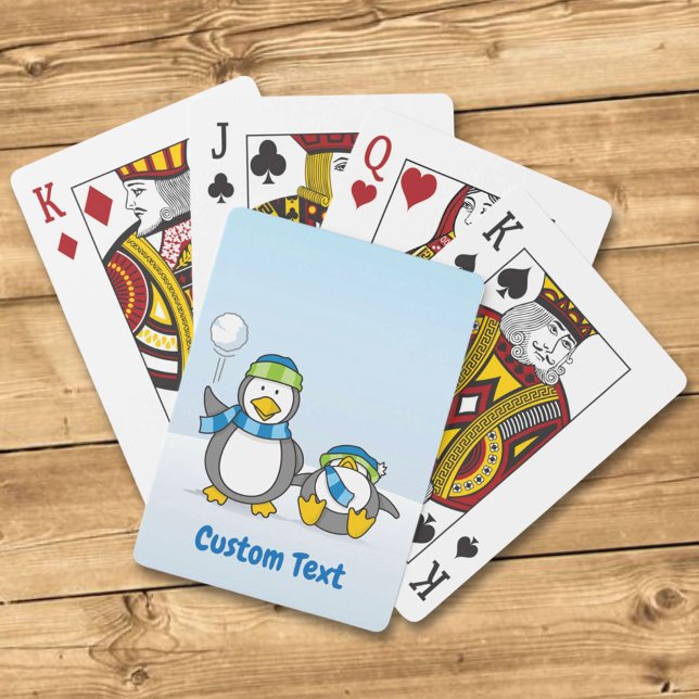Baraja De Cartas Pingüinos de Snowballing (Subido por el creador)