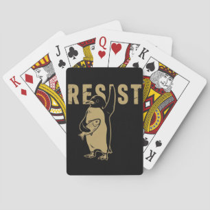 Baraja De Cartas Pingüinos Resistentes Pingüinos Protestan Contra A