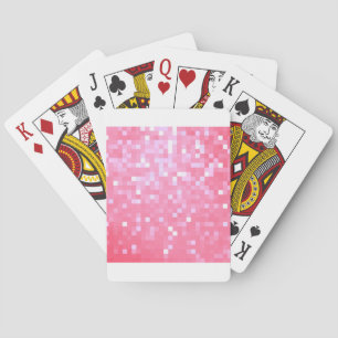 Baraja De Cartas Pink Pixel Sparkle