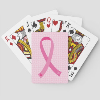Baraja De Cartas Pink Ribbon Breast Cancer Awareness Playing Cards