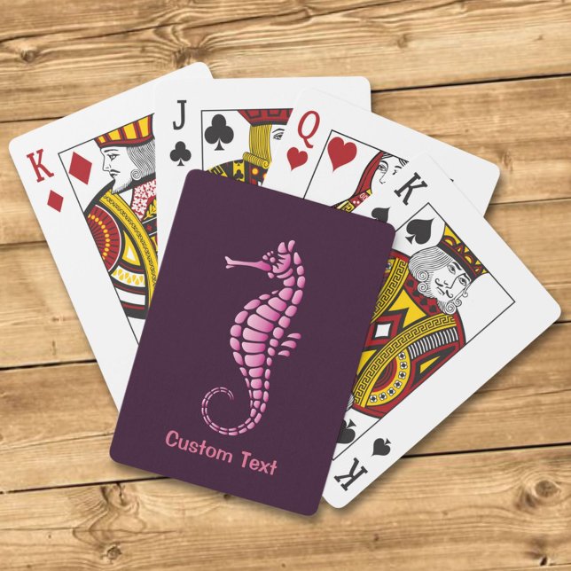 Baraja De Cartas Pink Seahorse (Subido por el creador)