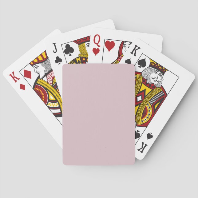 Baraja De Cartas Pink sólido (Reverso)