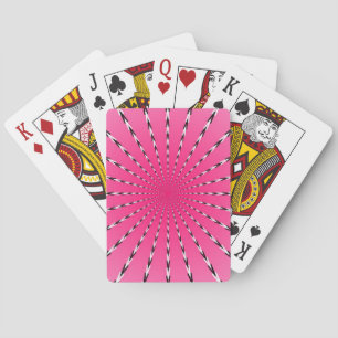 Baraja De Cartas Pink Sun Beam Tye Pattern Extreme