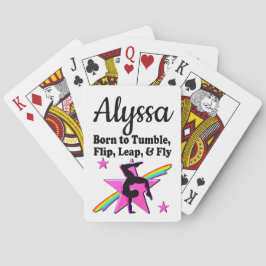 Baraja De Cartas PINO DE bonito NACIDO A GIMNASIO DE TUMBLE