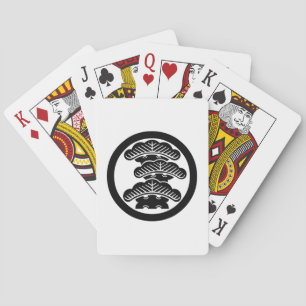 Baraja De Cartas Pino de tres niveles R en círculo