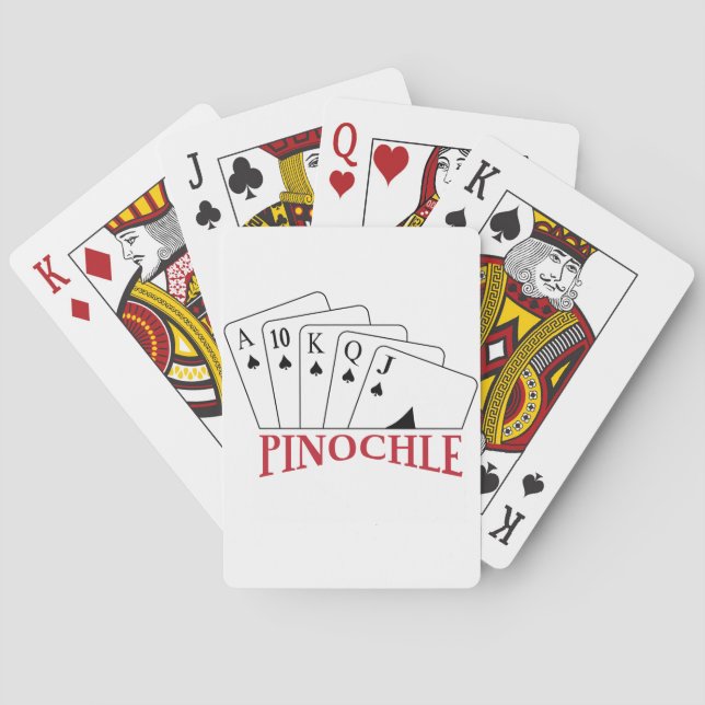 Baraja De Cartas Pinochle Cards (Reverso)