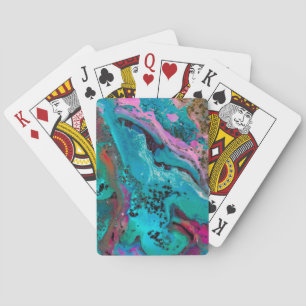 Baraja De Cartas Pintura abstracta colorida