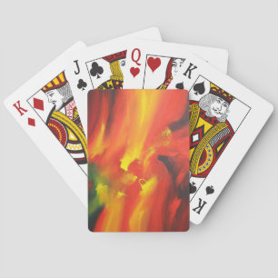 Baraja De Cartas Pintura abstracta de expresionismo