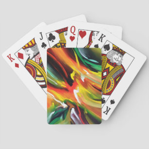 Baraja De Cartas Pintura abstracta de expresionismo