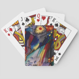 Baraja De Cartas Pintura abstracta de Kandinsky 1913