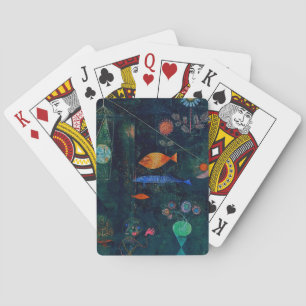 Baraja De Cartas Pintura abstracta magia de peces de Paul Klee Arte
