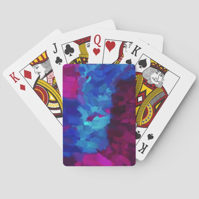 Baraja De Cartas Pintura abstracta | Resumen del artículo 6 (Reverso)