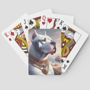 Baraja De Cartas Pintura argentina retro dogo