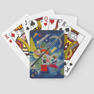 Baraja De Cartas Pintura azul de Kandinsky