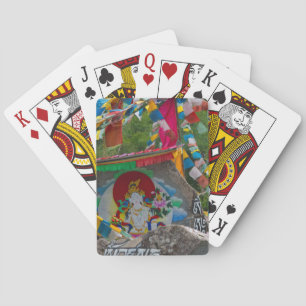 Baraja De Cartas Pintura budista sobre rocas