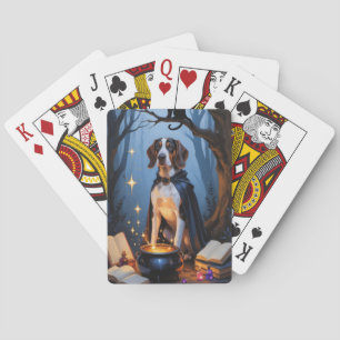 Baraja De Cartas Pintura caprichosa de Halloween de Bluetick Coonho