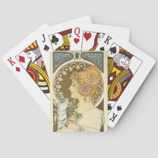 Baraja De Cartas Pintura de Alphonse Mucha