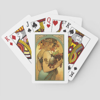 Baraja De Cartas Pintura de Alphonse Mucha