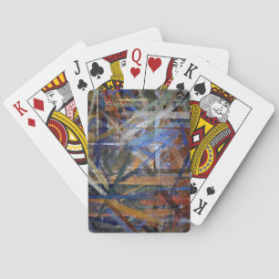 Baraja De Cartas Pintura de arte abstracta vintage