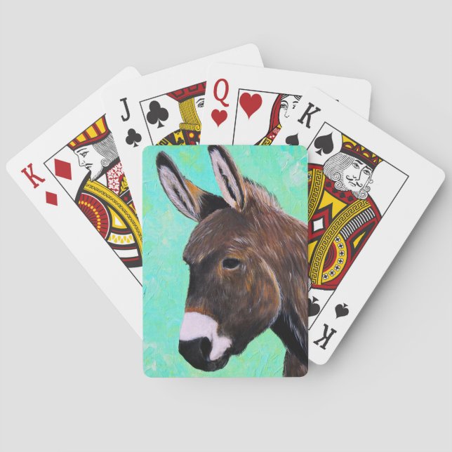 Baraja De Cartas Pintura de burro (Reverso)
