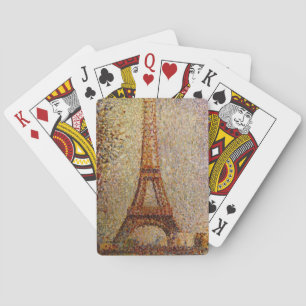Baraja De Cartas Pintura de Georges Seurat: La Torre Eiffel (1889)