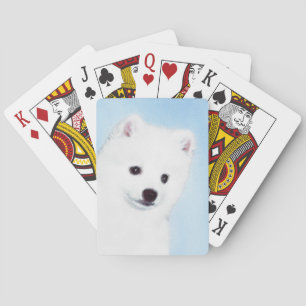 Baraja De Cartas Pintura de perro esquimal estadounidense - Arte de