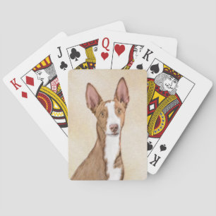 Baraja De Cartas Pintura de Podenco Ibicenco - Arte de Perro Origin