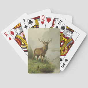 Baraja De Cartas Pintura de Red Deer